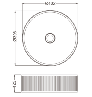 Раковина AltroBagno Costoso 001008 BrAn из нержавеющей стали бронза состаренная